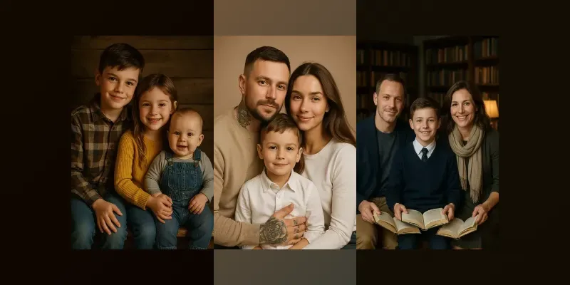 Custom Family Portraits Photography generated by undefined