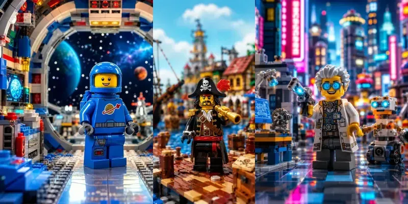 Brick Heroes In Lego Worlds generated by undefined