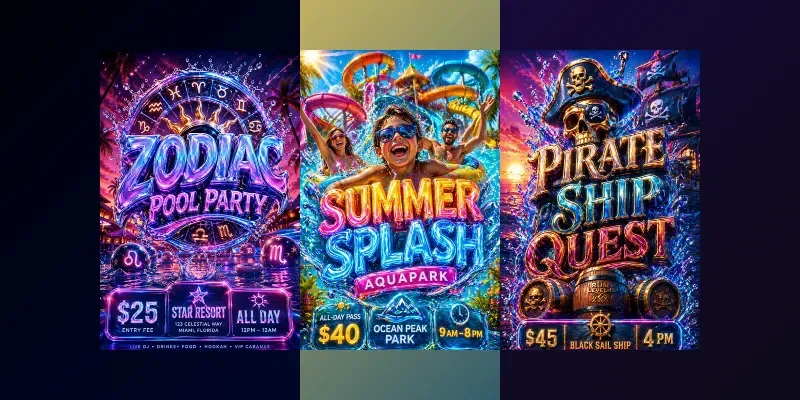 Hyperdynamic Summer Event Flyer Masters generated by undefined