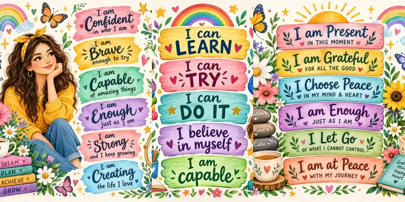Whimsical Affirmation Art