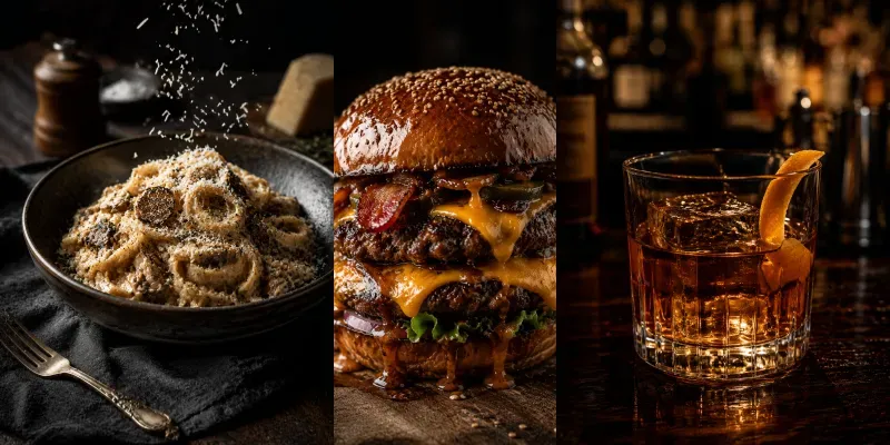 Cinematic Moody Food Photography generated by undefined