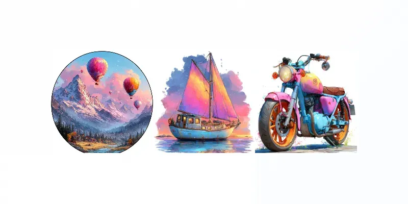 Painted Pastel Dreamy Whimsy Glows
