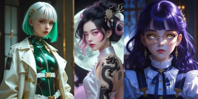 Dreamscape 3D Anime Characters generated by undefined