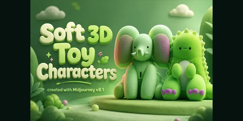 Soft 3D Toy Characters generated by undefined