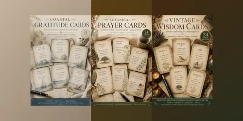 Vintage Faith Journal Cards generated by chatgpt-image