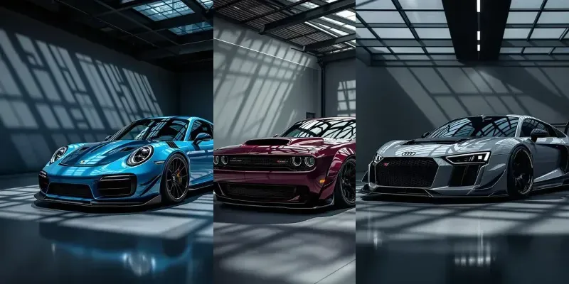 Ultra Realistic Cinematic Modified Cars generated by undefined
