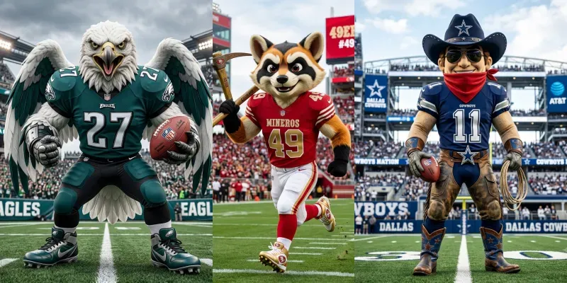 Nfl Mascot Fanmade Concept Designs generated by undefined