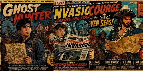 Vintage Popart Movie Posters generated by chatgpt-image