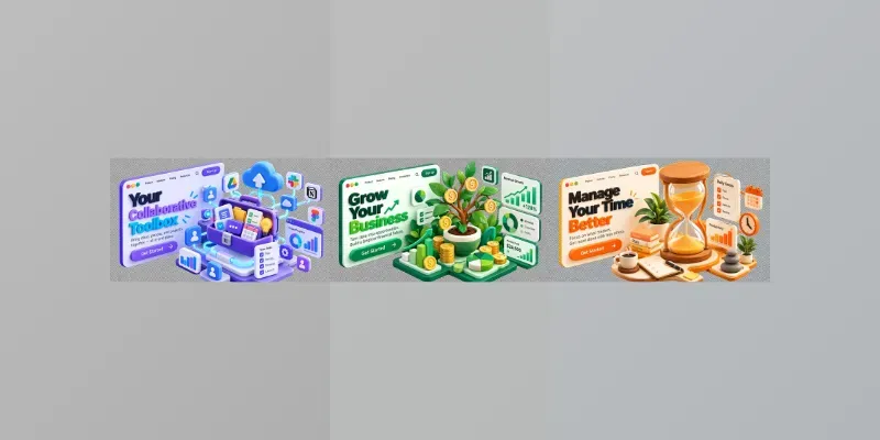 Claymation Isometric Saas UI UX Assets
