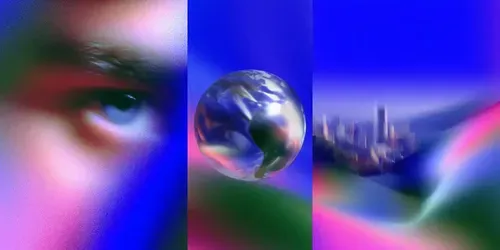 Neon Blurs generated by midjourney