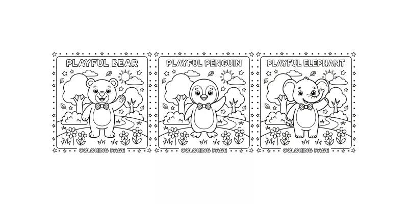 Kids Educational Coloring Pages generated by undefined