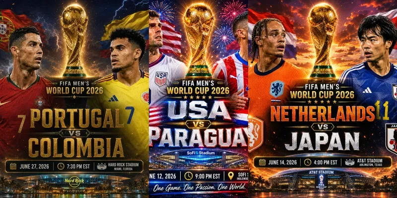 Fifa 2026 Cinematic Match Posters generated by undefined