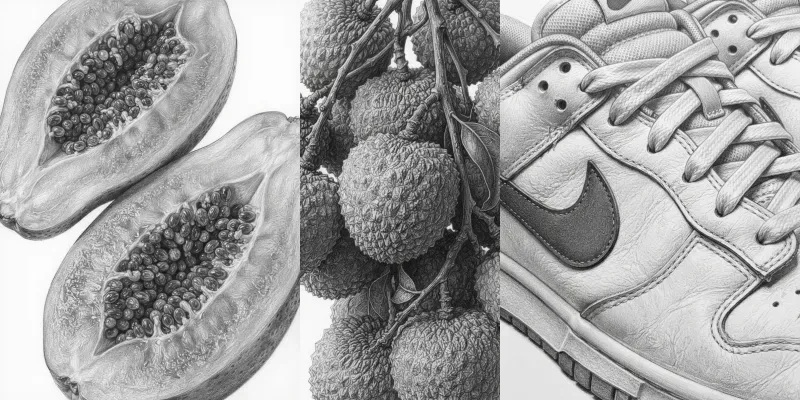 Hyper Realistic Graphite Pencil Posters