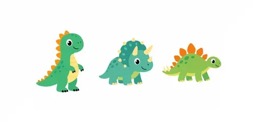 Cute Dinosaur Cliparts generated by chatgpt-image