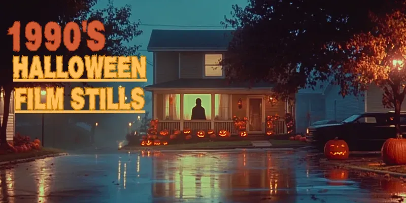 1990s Halloween Film Stills Scenes generated by undefined