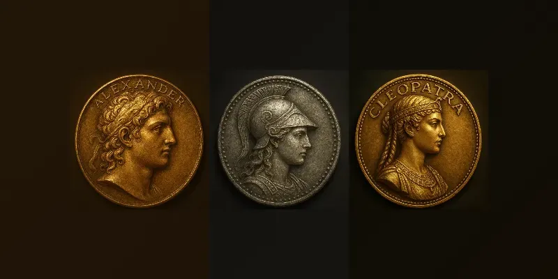 Ancient Coin Art generated by undefined