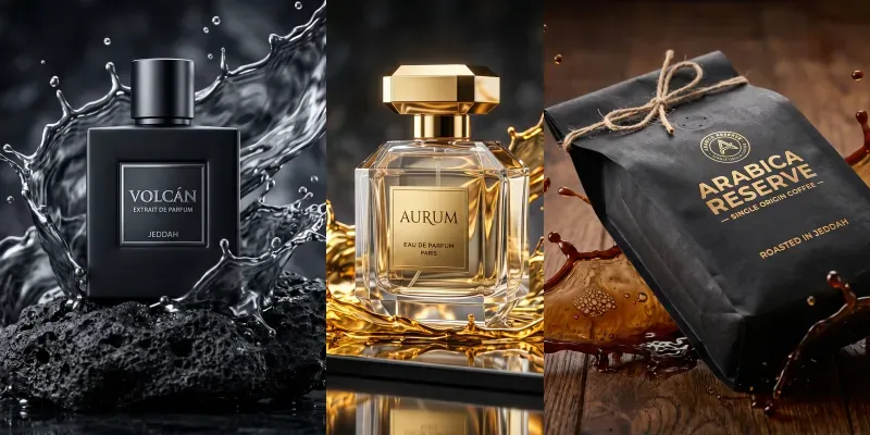 Highend Splash Product Ads generated by undefined