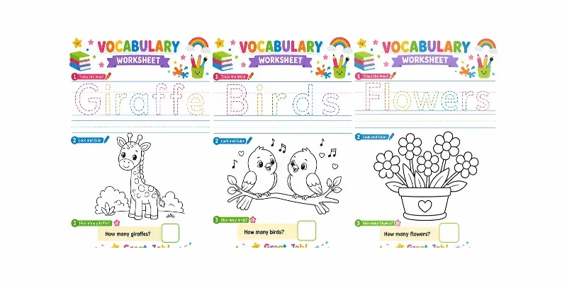 A4 Printable Vocabulary Worksheet Maker generated by undefined