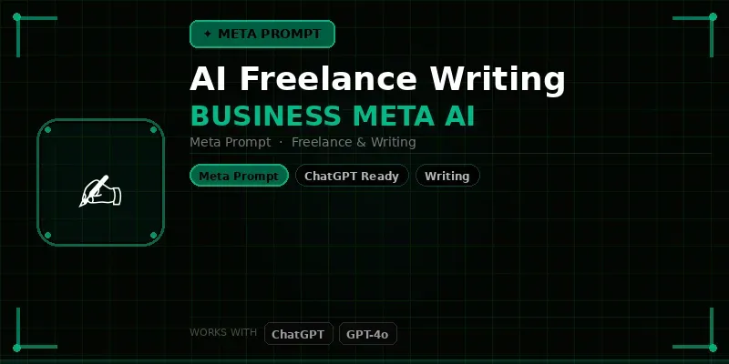 Freelance Writing Business Meta Ai generated by undefined