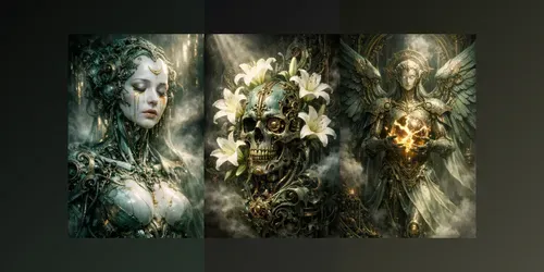 Ethereal Biomechanical Renaissances generated by chatgpt-image