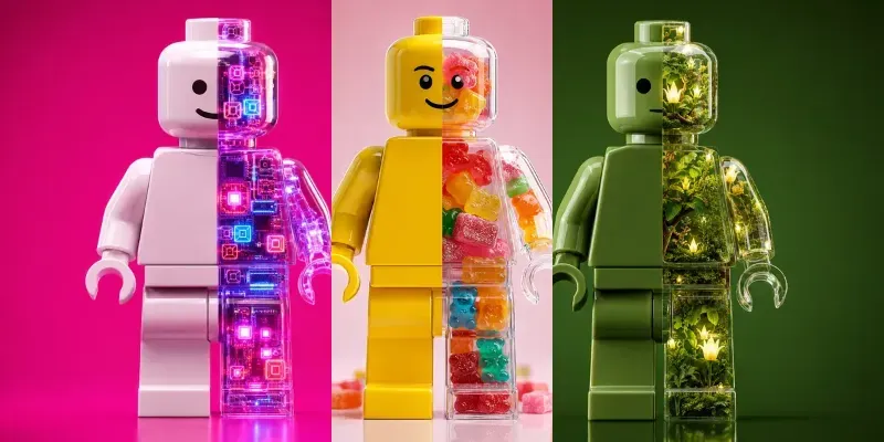 Transparent Brick Figures generated by undefined