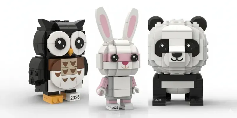 Lego Animal Characters 3D Toys generated by undefined