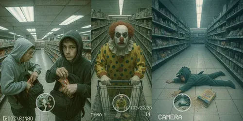 Security Footage Creators generated by midjourney-video