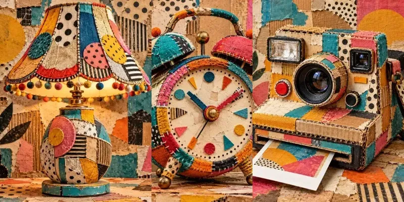 Nostalgic Handmade Pop Art Objects