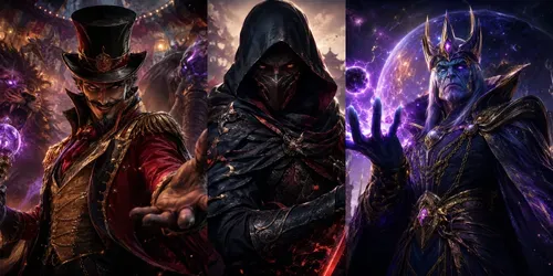 Cinematic Animated Villain Portraits generated by chatgpt-image