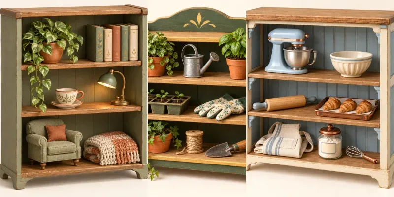 Miniature Hobby Shelf Dioramas