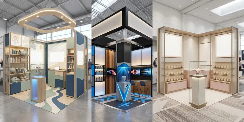 Trade Show Booth Concept Visualizers generated by undefined