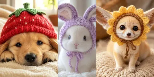Cozy Baby Animal Portrait Masters generated by chatgpt-image