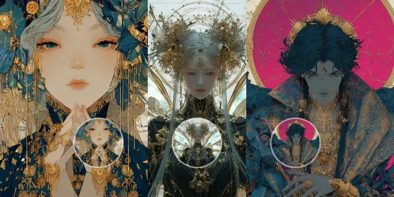 Dark Fantasy Fae Monarchs