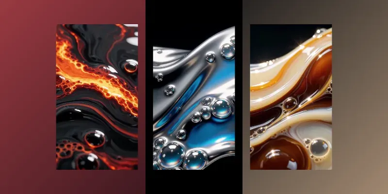 Cinematic Abstract Fluid Macro Art generated by undefined