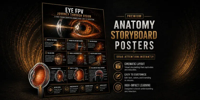 Storyboard Anatomy Science Posters generated by undefined