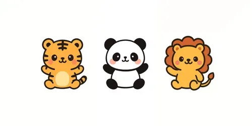 Original Kawaii Doodle Characters generated by chatgpt-image