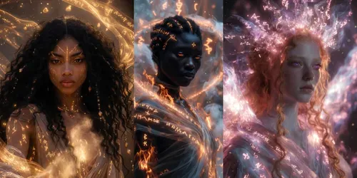 Spirit Oracle Portraits generated by grok-image