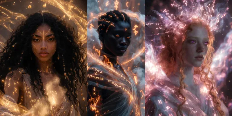 Spirit Oracle Portraits generated by undefined