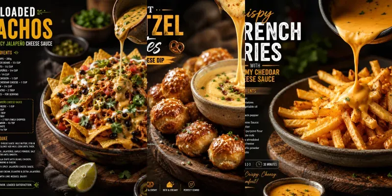 Creamy Food Recipe Posters generated by undefined