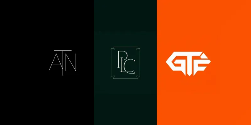 Premium Geometric Monogram Logos generated by undefined