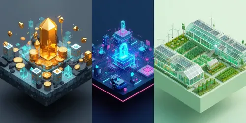 3D Isometric Microworld Generator generated by leonardo