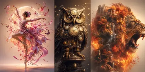 Surreal Symbolic Fantasy Art Collections generated by chatgpt-image