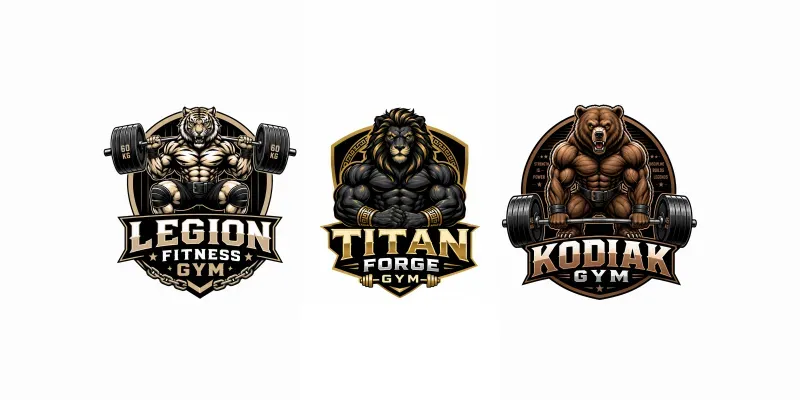 Gym Fitness Logos generated by undefined