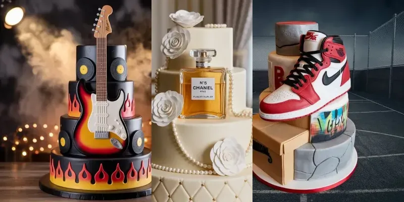 Luxury Brand Object Themed Custom Cakes generated by undefined