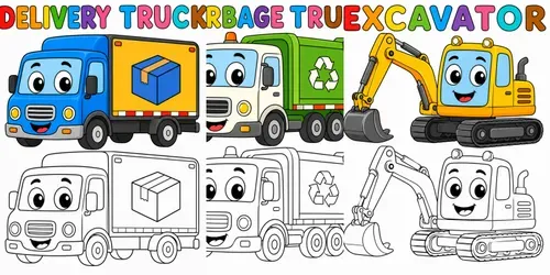 Kids Coloring Page Creators generated by chatgpt-image
