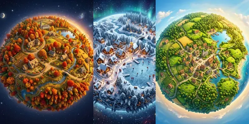 Tiny Planet Seasons Creators generated by undefined