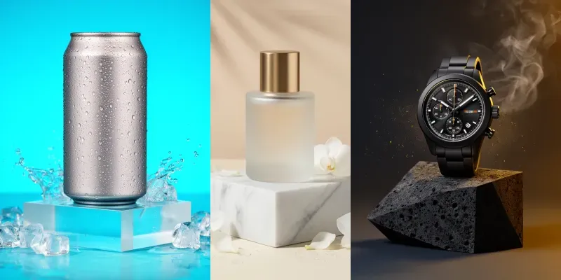 Luxury Studio Product Podium Photos