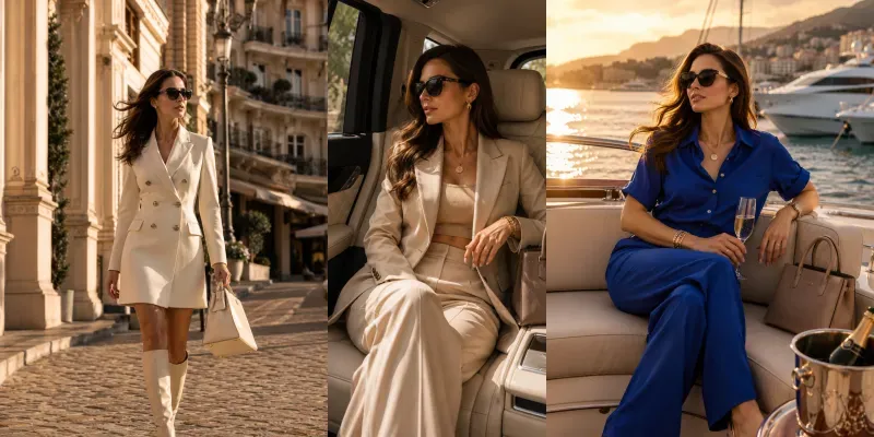 Luxury Yacht Lifestyle Fashion Editorials generated by undefined