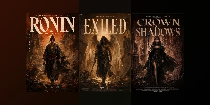 Cinematic Mythological Posters generated by undefined