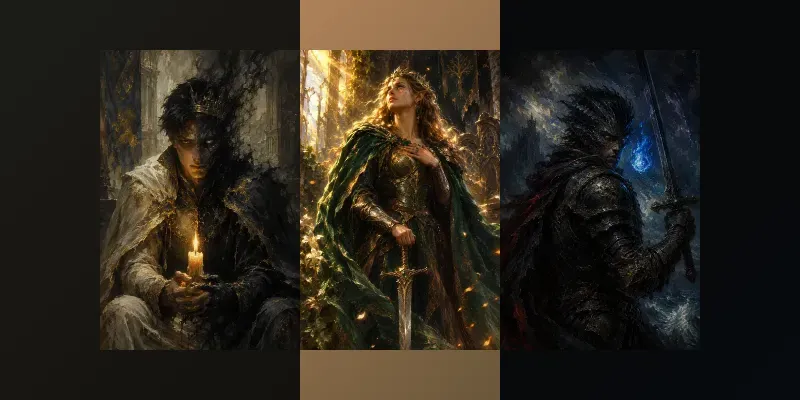 Cinematic Fantasy Oil Paintings generated by undefined